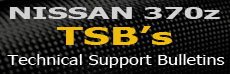 Nissan 370z TSB Listing